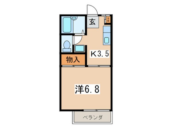 コ－ポ富士の物件間取画像